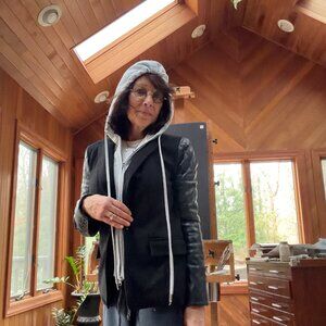 Central Park West, small black blazer